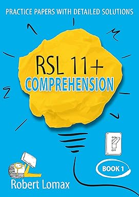 RSL Workbooks and Resources for 11 Plus English