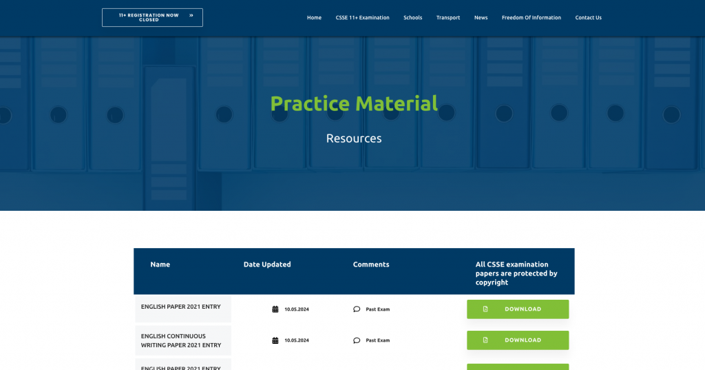 11 Plus Practice Papers by Exam Board