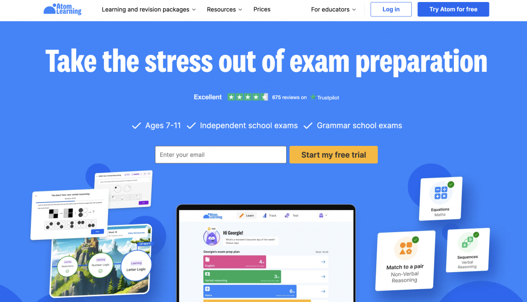 6 Interactive Apps for 11 Plus Study and Practice