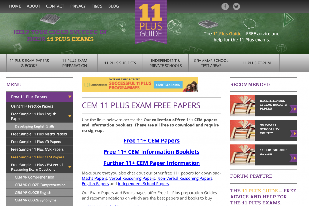 User Reviews on Best 11 Plus Preparation Books
